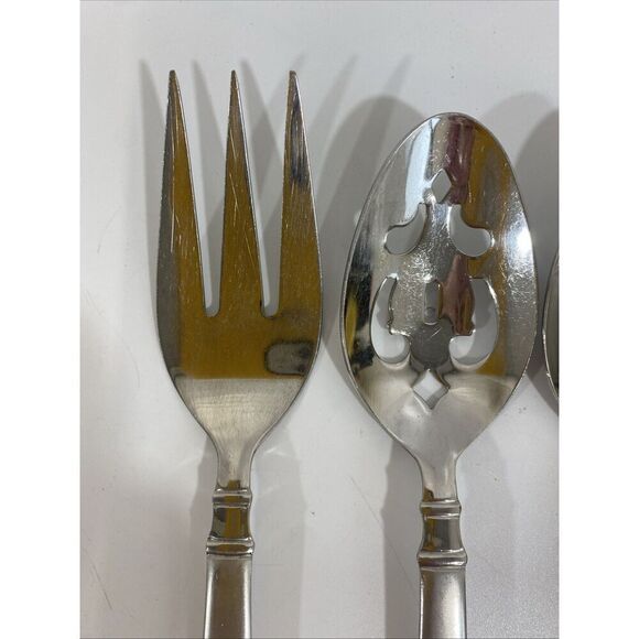 SET VTG JA HENCKELS INTERNATIONAL 18/10 Serving Pieces Spoon Fork Butter EARL - Picture 2 of 5